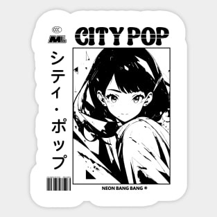 City Pop #4 Sticker